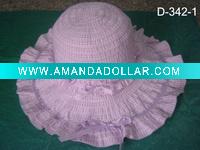 Wholesale ladies' hat-bucket hat-Spring summer hat-middle brim hat-