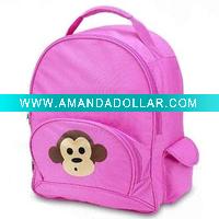 Wholesale School bag with lovely monkey printed