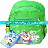 Wholesale Green school bag for children