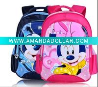 2011 latest design kids cartoon school bags