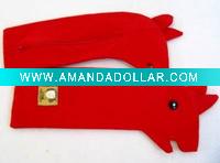 Wholesale animal shape cotton Pencil Bag