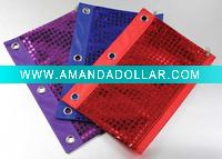 3 ring binding School Pencil Bag