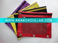 Office mesh pencil bag