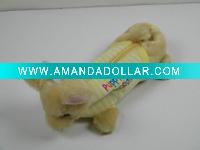 animal plush and stuffed pencil bag