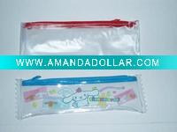 plastic pencil bag