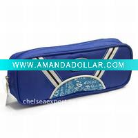 Wholesale promotion microfiber pencil bag pen holder