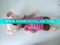 Wholesale stuffed plush animal school pencil case