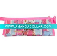 Wholesale 2011 PVC school pencil stationery case bag
