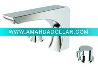 widespread bathroom sink faucet
