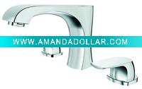 2 handle bathroom sink widespread faucet