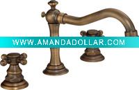 bathroom lavatory sink widespread faucet