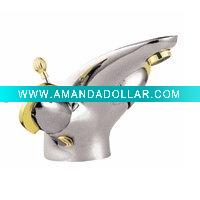 4242-1 bathroom basin mixer with double handle