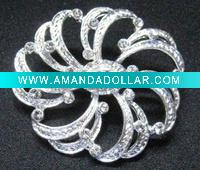 Alloy brooches