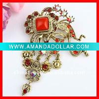 Wholesale vintage zinc alloy hot sale brooch