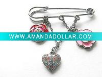 Wholesale New style alloy rose costume Brooches