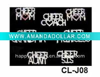 Wholesale CHEER CRYSTAL BROOCH PIN Cheerleading Cheerleader Pin