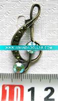 music sign lapel pin