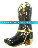 alloy brooch-boot