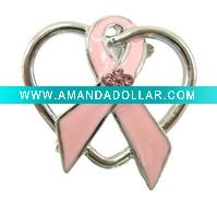 Wholesale pink ribbon jewelry