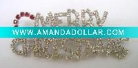 word brooch-Merry Christmas