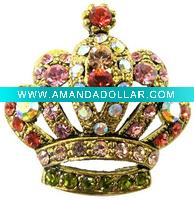 pin brooch-crown