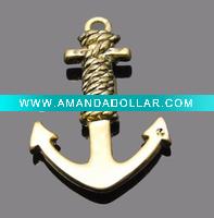 Wholesale Nautical jewelry-anchor brooch-B00297