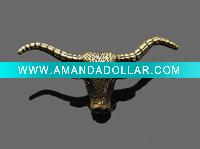 Cattle head brooch-B00247