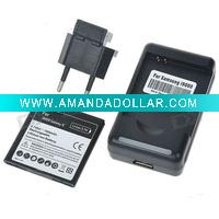 Wholesale Designer's Battery Charger + 1500mAh Battery Set for i9000