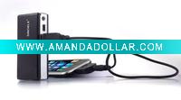 Lithium mobile phone battery charger