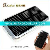 Wholesale solar charger 3500 mah battery/universal charger for mobile phones, MP3, MP4 etc/emergency mobile phone charger