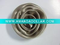 Wholesale decorative artificial brooch silk flower