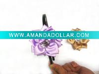 Wholesale colored silk flower hair clip
