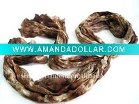 Wholesale new hot selling fashion spring silk flower scarf necklace
