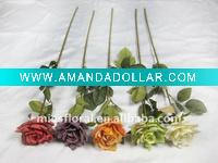 Wholesale silk flower single rose