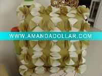 Wholesale poly silk 3d flower cushion cover