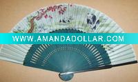 Wholesale Mix Flower printing Silk ladies hand fan