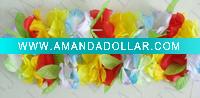 Wholesale hawaiian silk flower leis