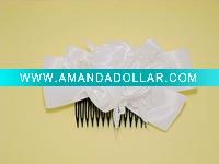 Wholesale artificial hair clip flower