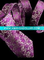 Silk Flower Necktie