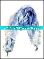 print double layer silk scarf NUS01KF050