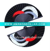 Gorgeous Hand Painted Silk Bamboo Fan