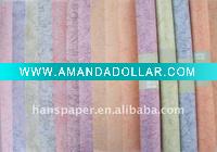 Wholesale flower wrapping paper with color silk