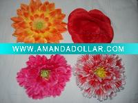 silk flowers head