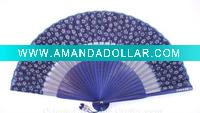 Japanese Style Folding Hand Fan Portable Flower Art
