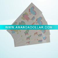 Flower tattoo sticker