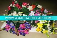 Artificial decorative silk flower