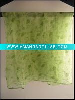 green silk scarf pattern NUS01KF076