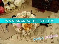 Wholesale 2011 fashion silk daisy flower hair clip