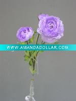 purple silk flower