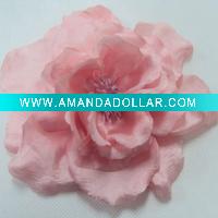 silk flower brooch